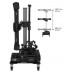 C-Track Shop-Floor Stand with Self Power Kit