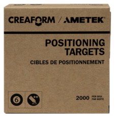 Positioning targets Ø 6mm with Black contour and super adhesive