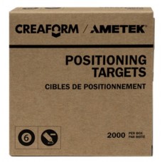 Positioning Targets with Black Contour and Light Adhesive